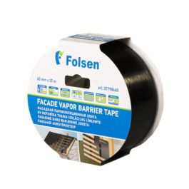 Fassaadi aurutõkketeip must, 60mmх25m
