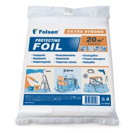 Universaalne kattekile Extra Strong 4x5m, 50µm, valge, LDPE