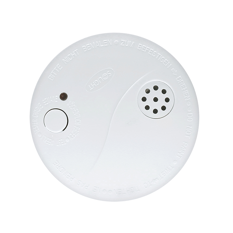 Solight suitsuandur + alarm, 85dB, valge + 9V patarei