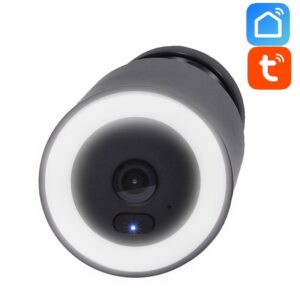 Solighti välistingimustes kasutatav IP-kaamera LED-valgusega