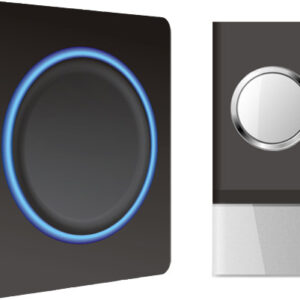 Solight juhtmevaba uksekell, pistikupesaga, 120m, must