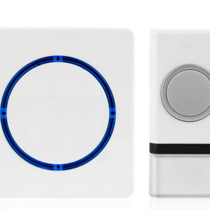 Solight juhtmevaba uksekell, patareidega, 200m, valge