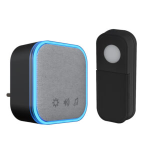 Solight juhtmevaba uksekell, pistikupesaga, 180m, must, õppekood