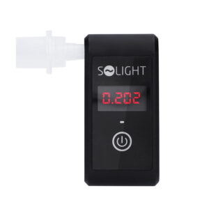 Solight alkoholitester mini, kütuseelement, 0,0–5,0 ‰ BAC, tundlikkus 0,08 ‰