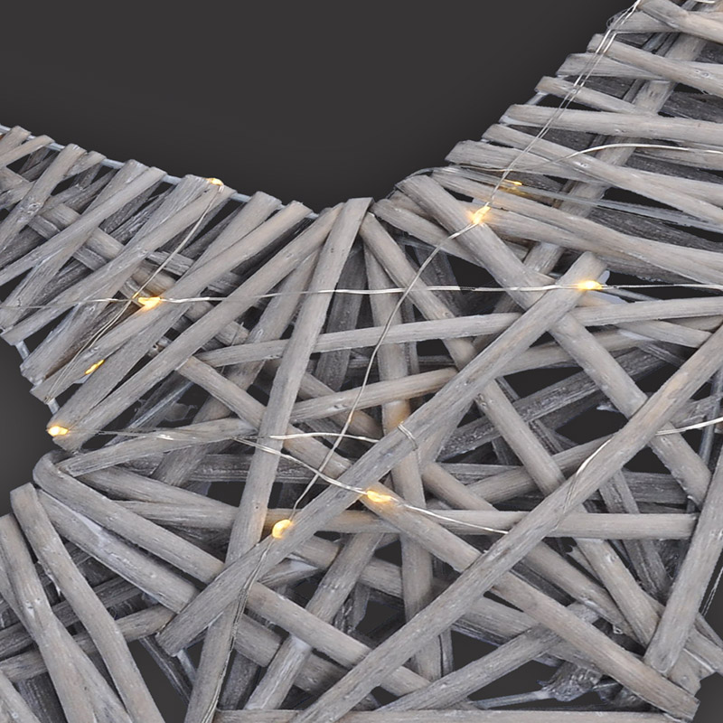 Solight LED rotangist täht, 40x LED, 2xAA, 40cm - Image 4