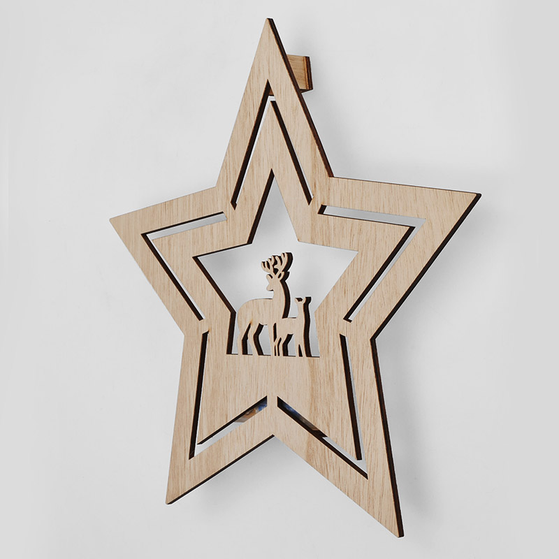 Solight LED-seinakaunistus jõulutäht, 24x LED, 2x AA - Image 2