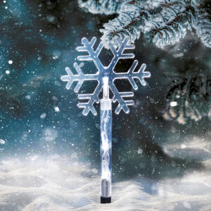 Solight LED aiavalgustid, lumehelbed, 5 tk, 15x LED, pistikühendusega, 3xAA