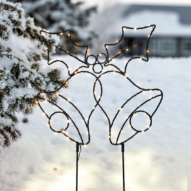 Solight LED-väliskellakesed, 100x LED, taimer, 55cm, 3x AA