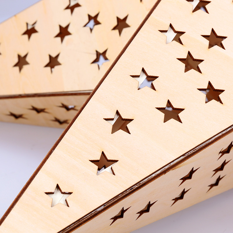 Solight LED puidust jõulutäht, rippuv, taimeriga, 20x LED, 65cm, 2x AA - Image 6