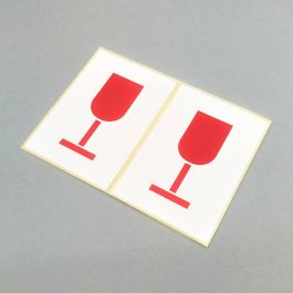 Kleebisetikett Kergesti Purunev 105x74mm, rullis 250tk