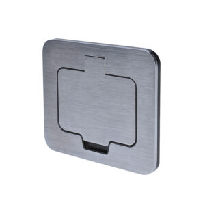 Solight süvistatav põrandapistikupesa, IP55, ristkülikukujuline kork