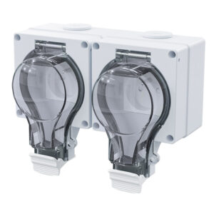 Solight topeltpistikupesa IP66, veekindel ja tolmukindel