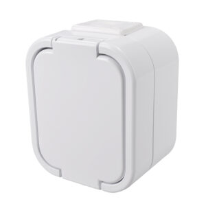 Solight niiskuskindel sahtel kaanega, valge