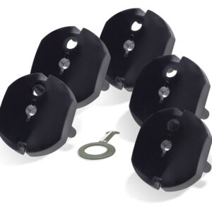 Solight turvapistik must, komplekt 5 tk + 1 võti