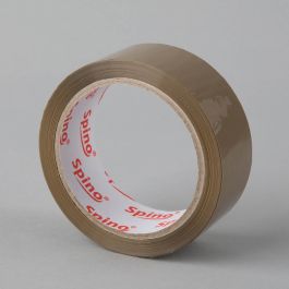 Akrüül pakketeip Spino 36mmx66m, 25µm, pruun, PP