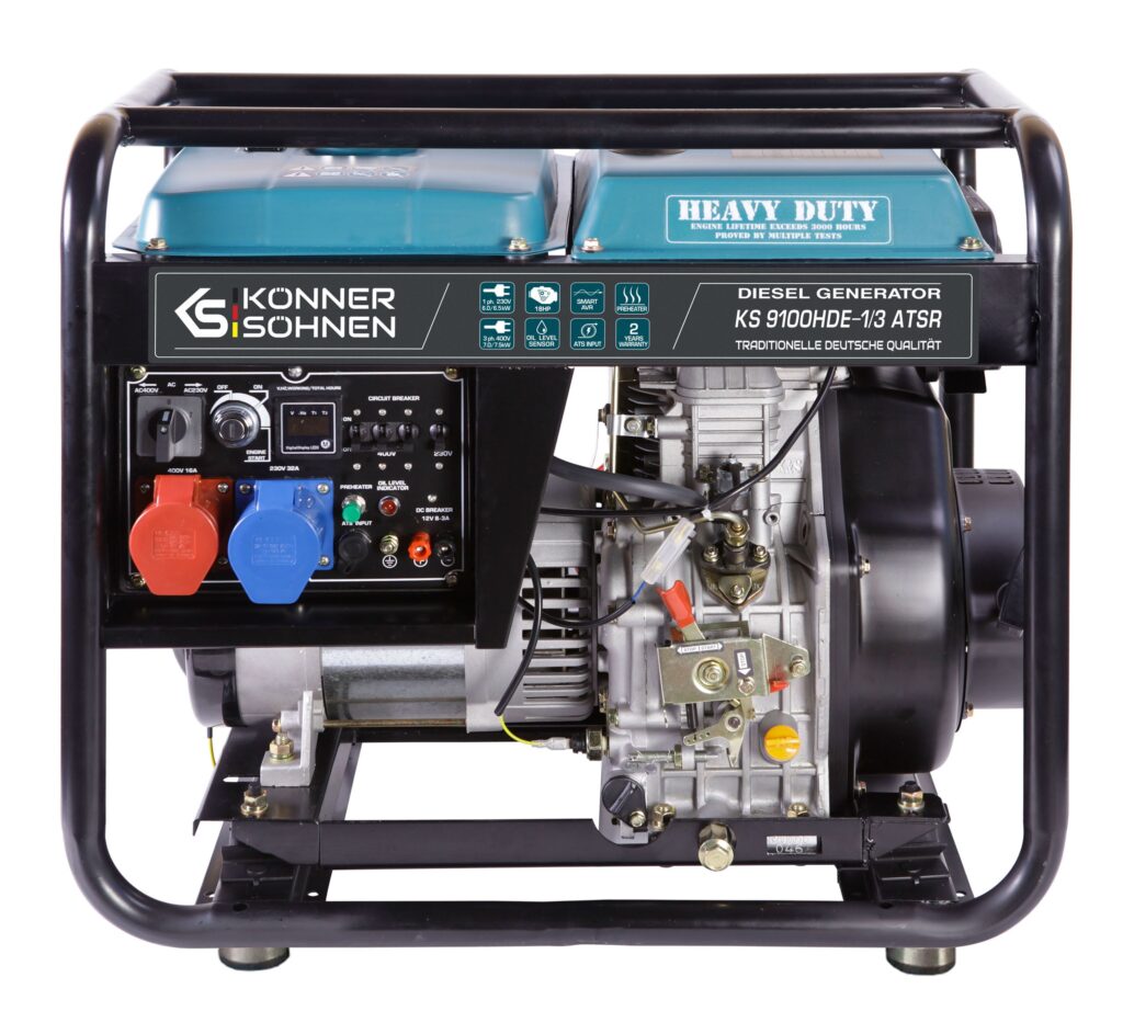 Diiselgeneraator "Könner & Söhnen" KS 9100HDE-1/3 ATSR (EURO V)