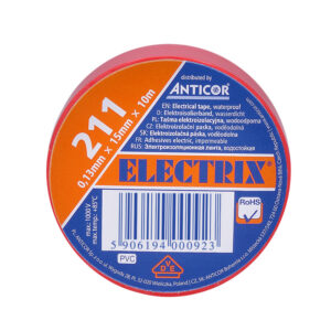 Solight isoleerteip, 15mm x 0.13mm x 10m, punane