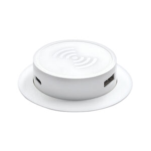 Solight juhtmevaba 15W + USB A+C 20W PD laadija, valge