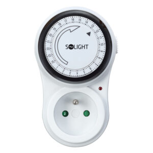 Solight mehaaniline taimerlüliti, päevane 24h, intervall 15 min, sisse/välja lüliti