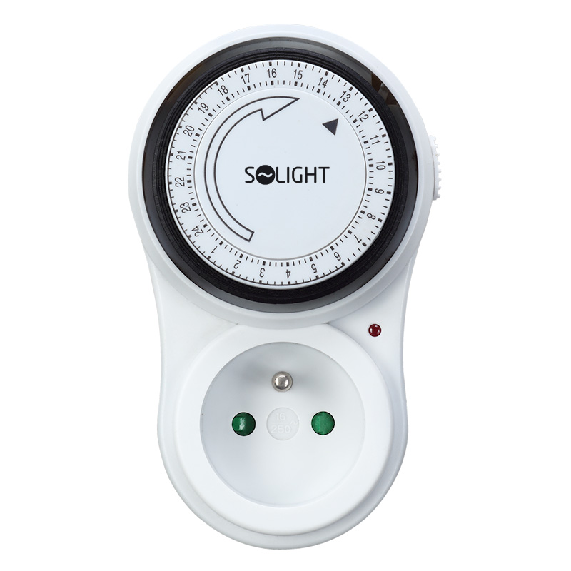 Solight mehaaniline taimerlüliti, päevane 24h, intervall 15 min, sisse/välja lüliti