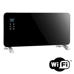 Solight klaaskeraamiline kuumaõhu konvektor 2000W, WiFi, LCD, reguleeritav termostaat, taimer