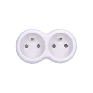 Solight pikendusjuhe, 2x 10A, valge-hall