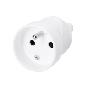 Sollight pistikupesa sirge, IP20, valge