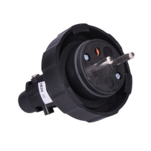 Solight kummist kork niiskuse ja tolmu jaoks, sirge, IP65, must