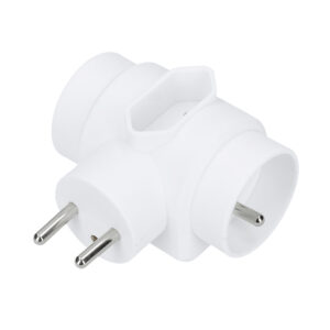 Solight pikendusjuhe, 2,5A + 2x 10A, valge