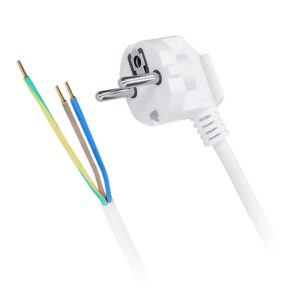 Solight flexo-juhe, 3x 1mm2, valge, 5m