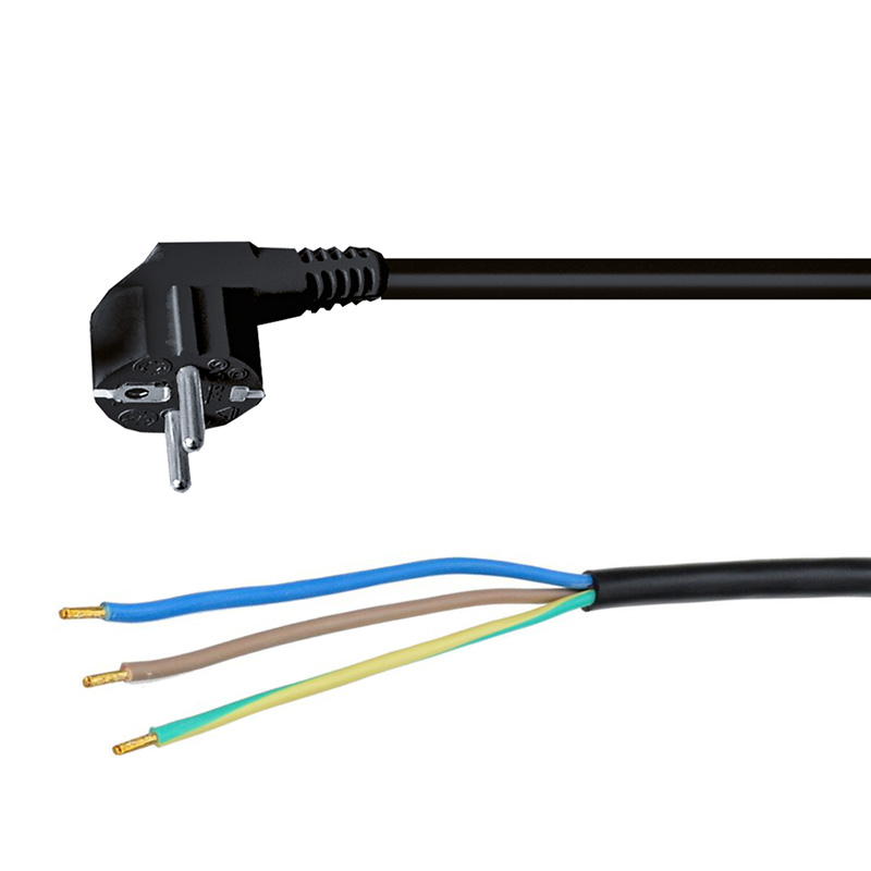 Solight flexo-juhe, 3x 1mm2, must, 2m