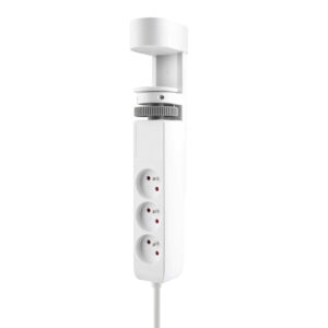 Solight 3z + USB A+C kaasaskantavad lauapistikud, 2m, valge, USB kiirlaadija 20W PD