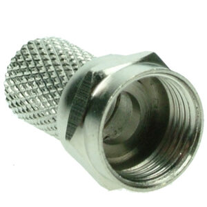 Solight antenni F-pistik, kruvikinnitusega, läbimõõt: 6,5 mm, 10 tk, kott