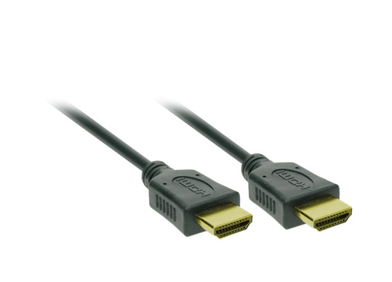 Solight HDMI-kaabel Ethernetiga, HDMI 1.4 A pistik - HDMI 1.4 A pistik, blisterpakend, 5m