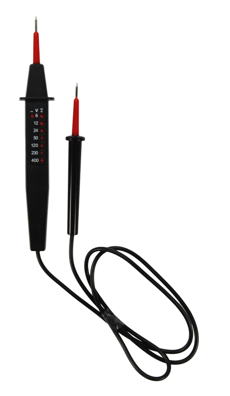 Päikesevalguse tester, 6V - 380V AC/DC, LED-dioodid