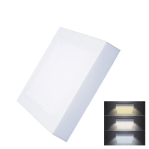 Solight LED minipaneel CCT, pinnapealne, 12W, 900lm, 3000K, 4000K, 6000K, ruudukujuline