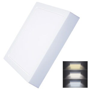 Solight LED minipaneel CCT, pinnapealne, 24W, 1800lm, 3000K, 4000K, 6000K, ruudukujuline