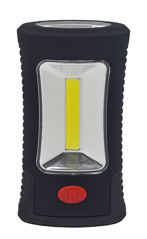 Solight LED töölamp, 120+40lm, 3W COB + 3 SMD LED, konks + magnet, 3 x AAA