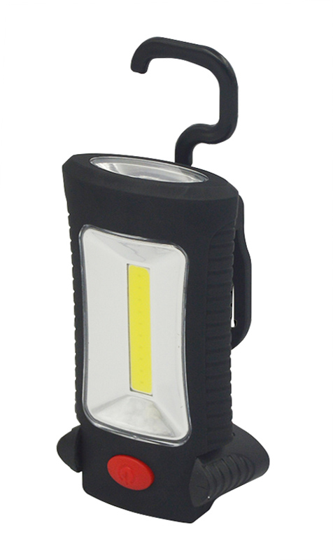 Solight LED töölamp, 120+40lm, 3W COB + 3 SMD LED, konks + magnet, 3 x AAA - Image 2