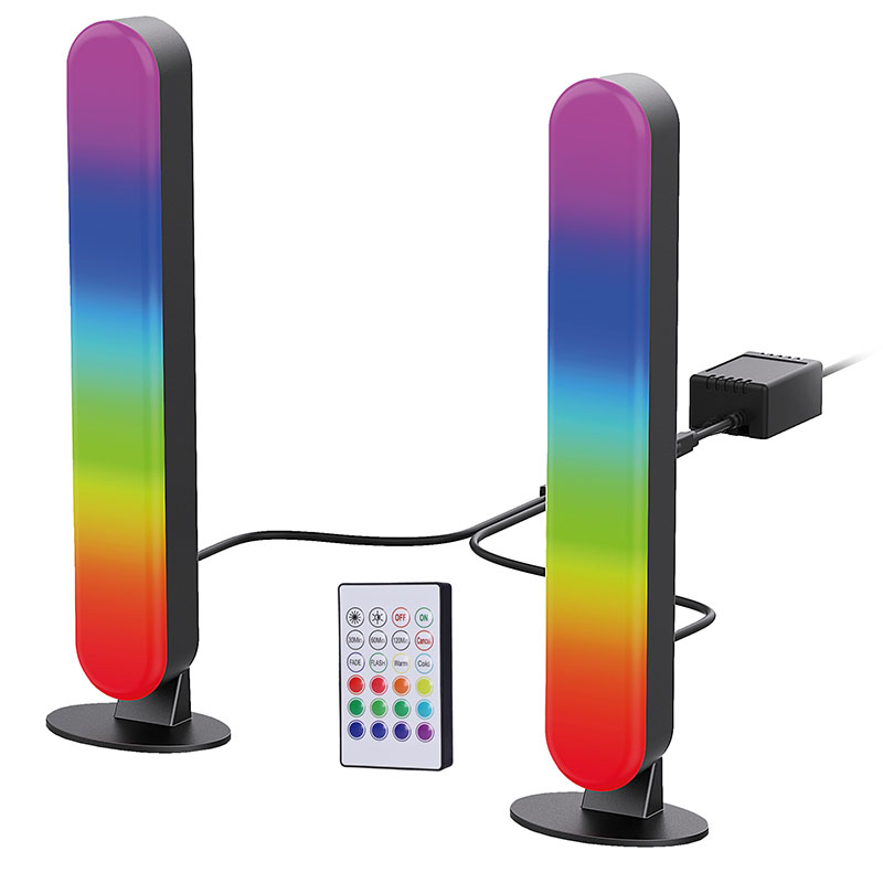 Solight LED RGB mänguvalgustus, kaugjuhtimispult, helisensor, USB