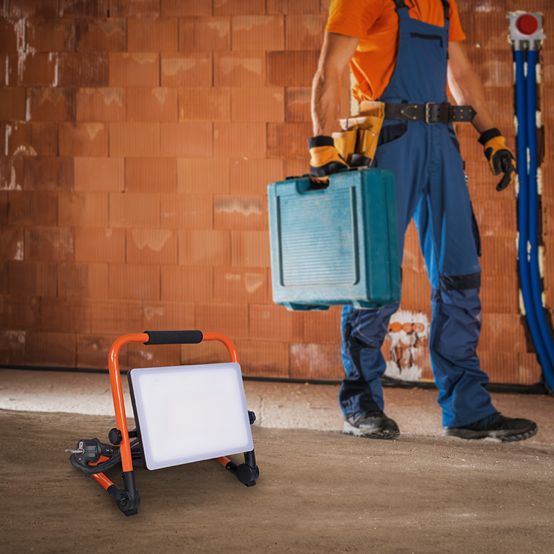 Solight LED-punktvalgusti kokkupandava jalaga, 100W, 9000lm, 4000K, pistikuga kaabel, IP65 - Image 2