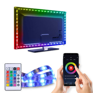 Solight LED WIFI nutikas RGB riba telerile, 4x50cm, USB