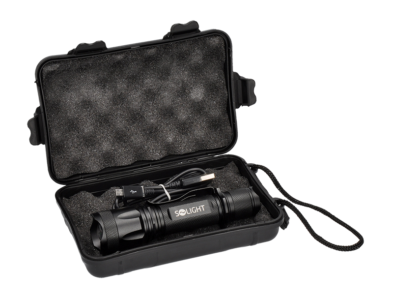 Solight LED laetav taskulamp, 600lm, Cree XM-L2 T6, suum, liitiumioonaku - Image 5