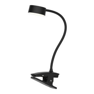 Solight LED laetav laualamp, 2W, 210lm, 3CCT, must, klamber