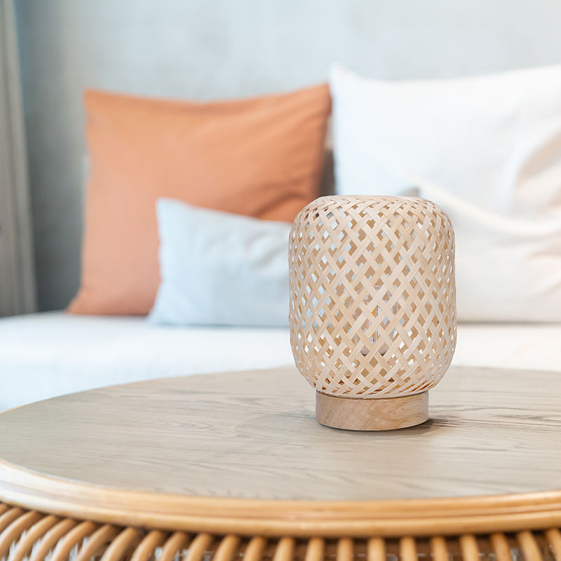 Solight rotangist LED-latern LED-pirniga, soe valge, 2x AAA, 19cm - Image 2