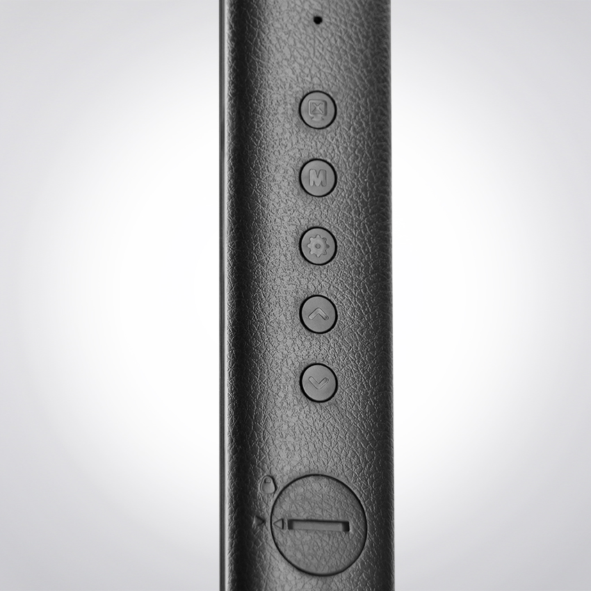 Solight LED laualamp ekraaniga, 9W, valgustemperatuuri valik, nahk, must - Image 7