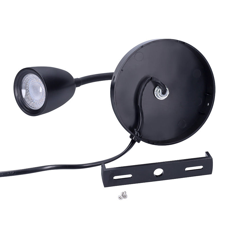 Solight LED seinalamp, hämardatav, 4W, 280lm, 3000K, must - Image 7