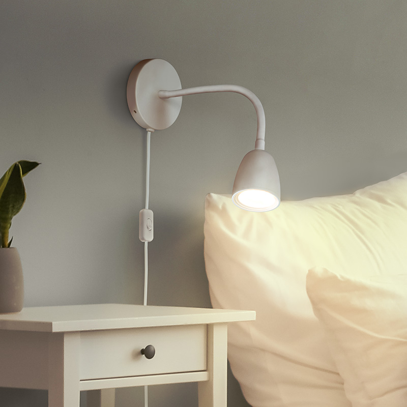 Solight LED seinalamp, hämardatav, 4W, 280lm, 3000K, valge - Image 3