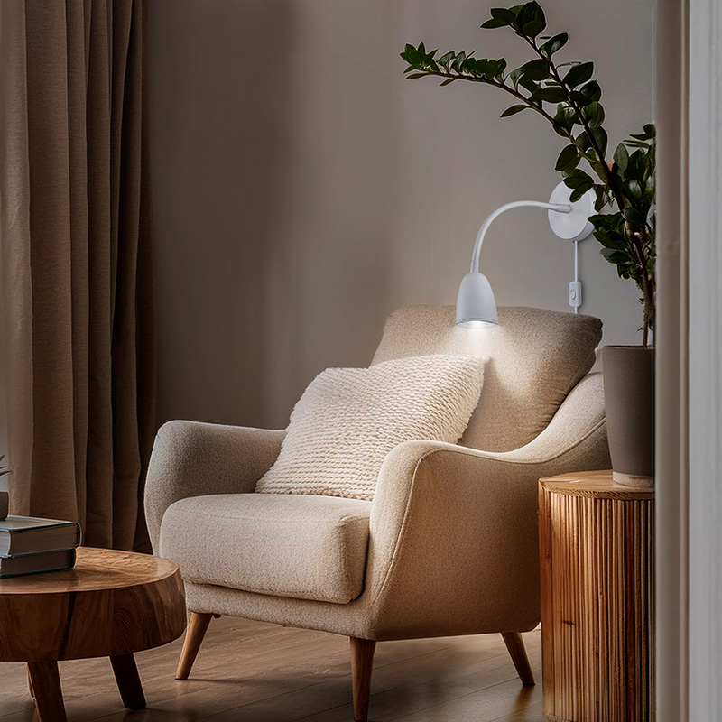 Solight LED seinalamp, hämardatav, 4W, 280lm, 3000K, valge - Image 8