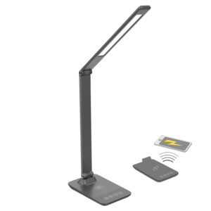 Solight LED-lamp hämardatav juhtmevaba laadimisega, 10W, värvimuutev, hall